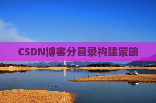 CSDN博客分目录构建策略